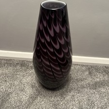 Tall purple glass - 18”,