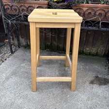 Vintage Lab Stool Old School Wooden Stool Mid Century Classic