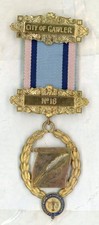 R.A.O.B. City of Gawler, Sth Australia - Scribe - Bro. Spells 83-84 Breast Jewel