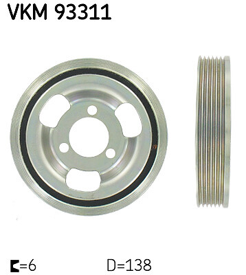 New belt pulley crankshaft - pulley,,