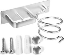 YUET Hair Dryer Holder Hairdryer Straightener Station Wall Mounted Metal Spiral