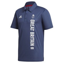 adidas Team GB Polo Shirt Mens - Great Britain Polo Top - All Sizes
