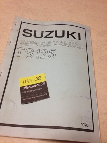 Suzuki ts125 125ts maintenance - suzuki,