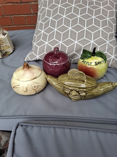 Vintage sylvac pots onion and - onion,
