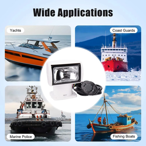 Boat searchlight remote - boat,