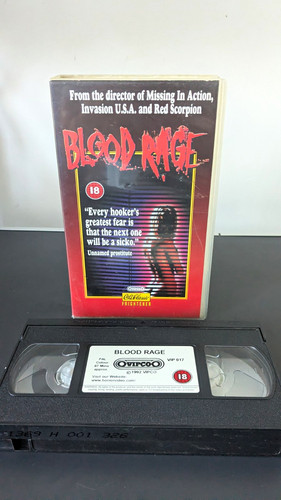 Vipco blood rage vhs - vipco, pal