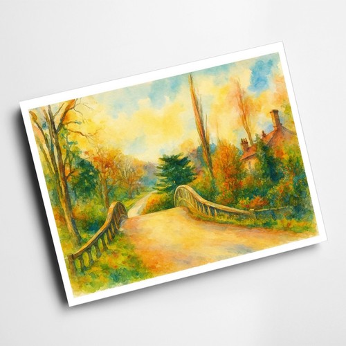 Print saw mill bridge - -,
