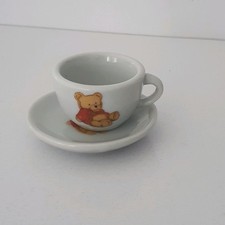 VINTAGE Ceramic Mini Tea Set With Bears Cup And Saucer