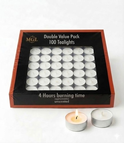 Tea lights candles - 4, hour