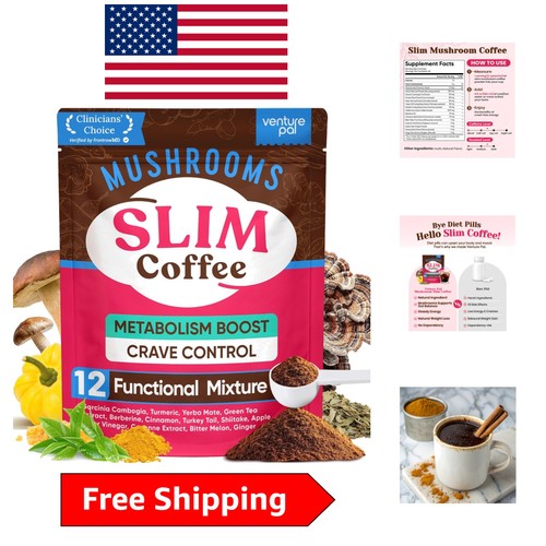 Slim instant mushroom coffee - instant,