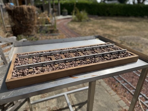 Inch gauge display - gauge, track