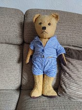 C1920-30 ANTIQUE VINTAGE MOHAIR FULLY JOINTED 22" APPROX FRENCH BEAR