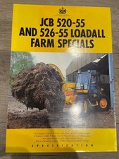 JCB 520-55 and 526-55 Loadall Farm Specials A4 Brochure