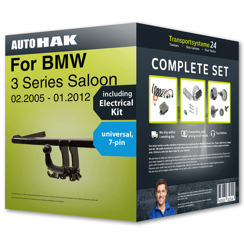 Towbar detachable for - bmw, 3