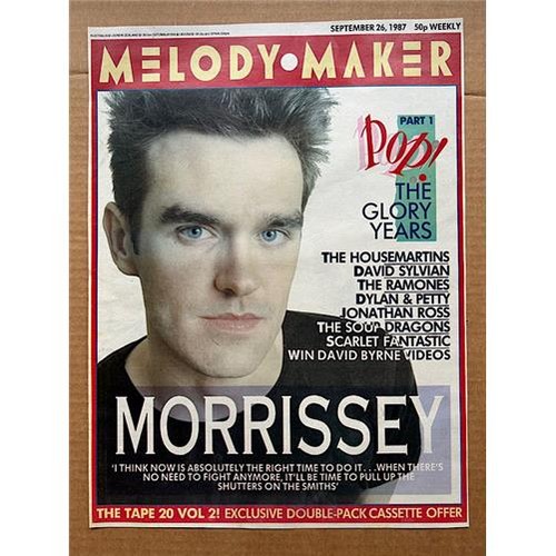 Morrissey 1987 melody maker - 1987,
