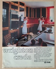Wrighton/Creda Fitted Kitchens Original UK Press Advert 1979