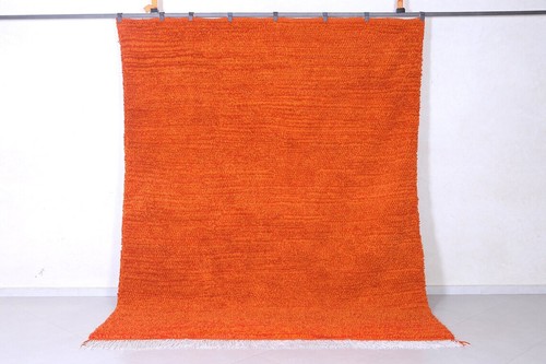 Moroccan orange rug beni - moroccan,