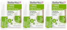 BetterYou Vitamin D 3000IU Spray - 15ml (Pack of 3)