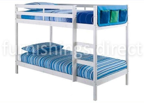 White bunk bed 3ft single - white,