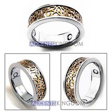 Accents Kingdom 8mm Mens Gold