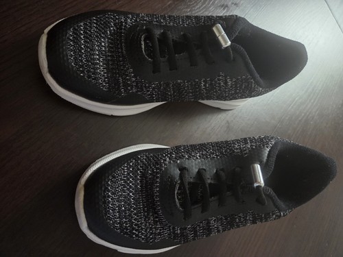 Black fleck trainers kids - m&s, trainers,