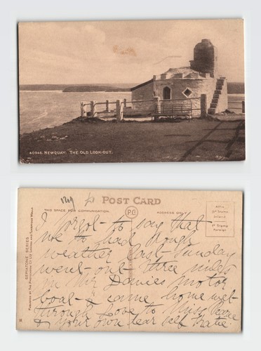 Postcard newquay the old - postcard,