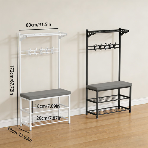Coat rack hat and - coat,
