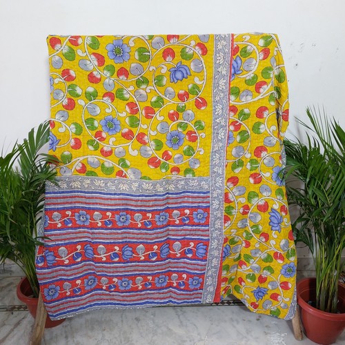 Vintage floral kantha - vintage,