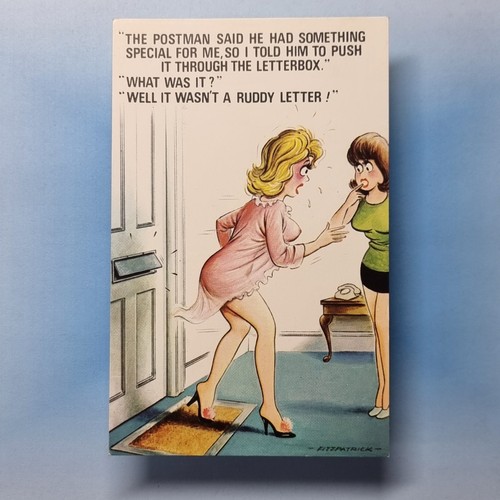 Comic postcard c1980 - postcard,
