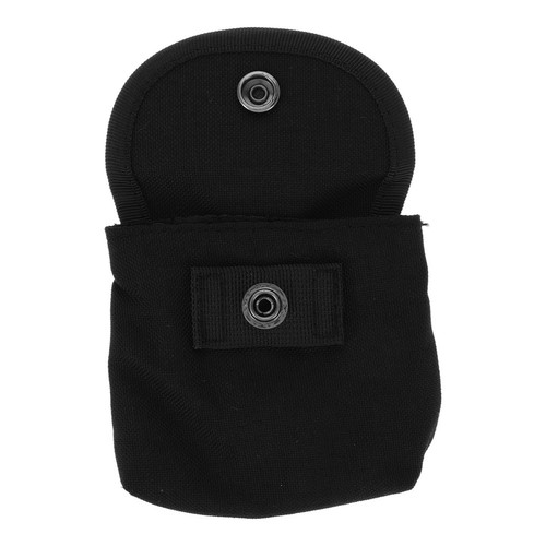 Stylish black mini pouch - black,