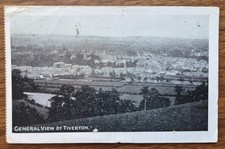 1905 General View of Tiverton Postcard Sent to Probus Cornwall