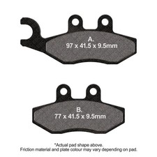 EBC Scooter Series Carbon Pads