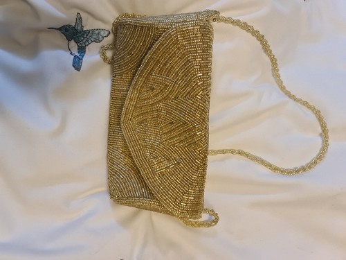 Dune beaded evening handbag - dune,