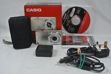 Casio Digital Camera Exilim EX-ZS10 14.1MP Silver - Tested - Boxed, Charger