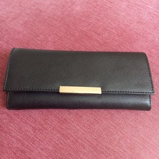 R.H. Macy & Co. Black Travel Jewellery Wallet Case 8.5" Vegan Leather