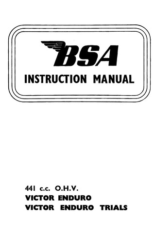 1966 bsa b44 - 1966, victor
