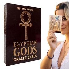 EGYPTIAN GODS ORACLE CARDS  Tarot Card Spirituality Oracle Deck Classical Board 