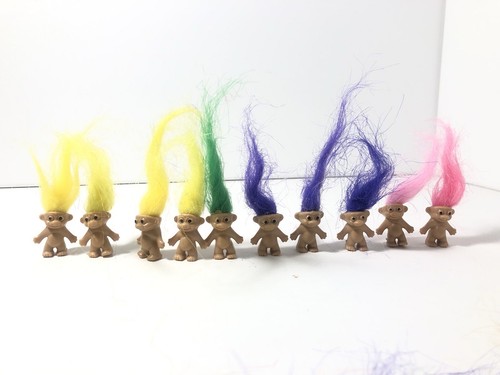 Vintage miniature troll dolls - troll,
