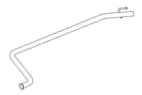 Klarius exhaust pipe fits - pipe,