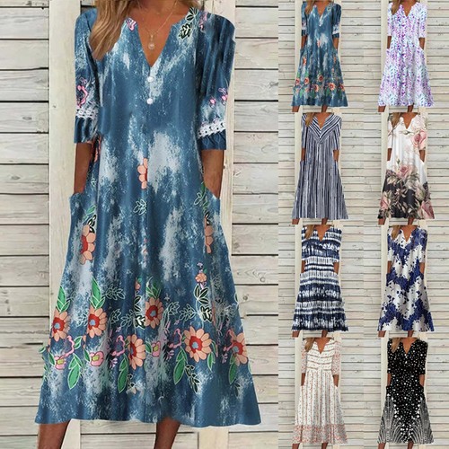 Women summer loose - summer, printed