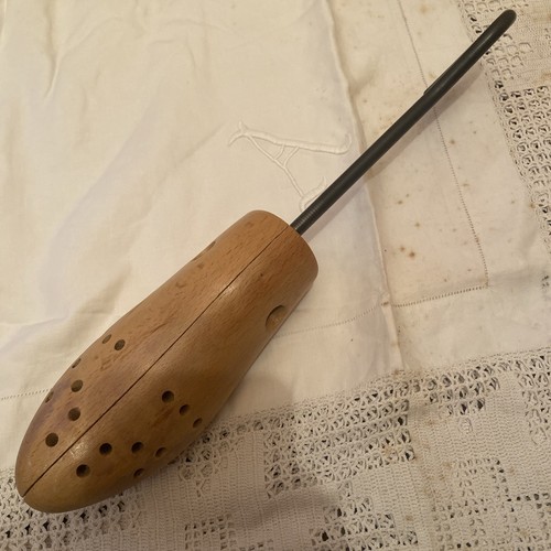Vintage wooden shoe - wooden, stretcher