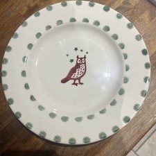 Emma Bridgewater 22cm Sample Plate featuring an Owl Design