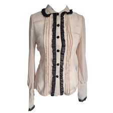 Voodoo Vixen Blouse UK10 Beige