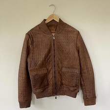 Vintage 00s brown real leather