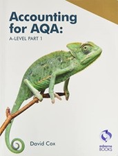 Accounting for AQA A-level Part 1 - Text by David Cox (Paperback Book)