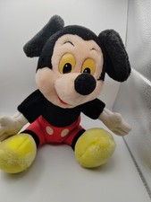 Disneyland Mickey Mouse Plush 12" Soft Toy Vintage 1980s/1990s Walt Disney World