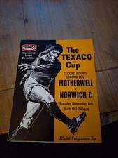 Motherwell V Norwich City 6/11/1973 Texaco Cup 2nd Round 2nd Leg (31)