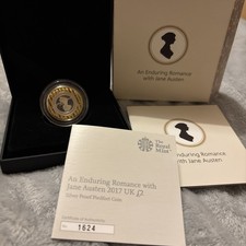 £2 coin Jane Austen 2017