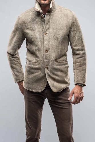 Shearling coat men - coat,