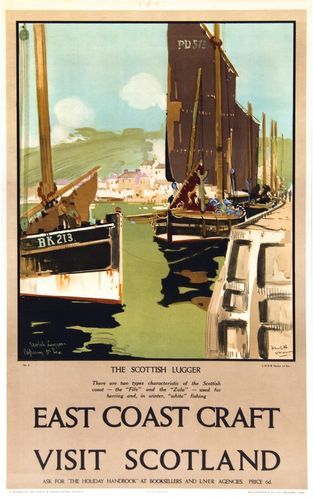Vintage lner scottish lugger - scottish,